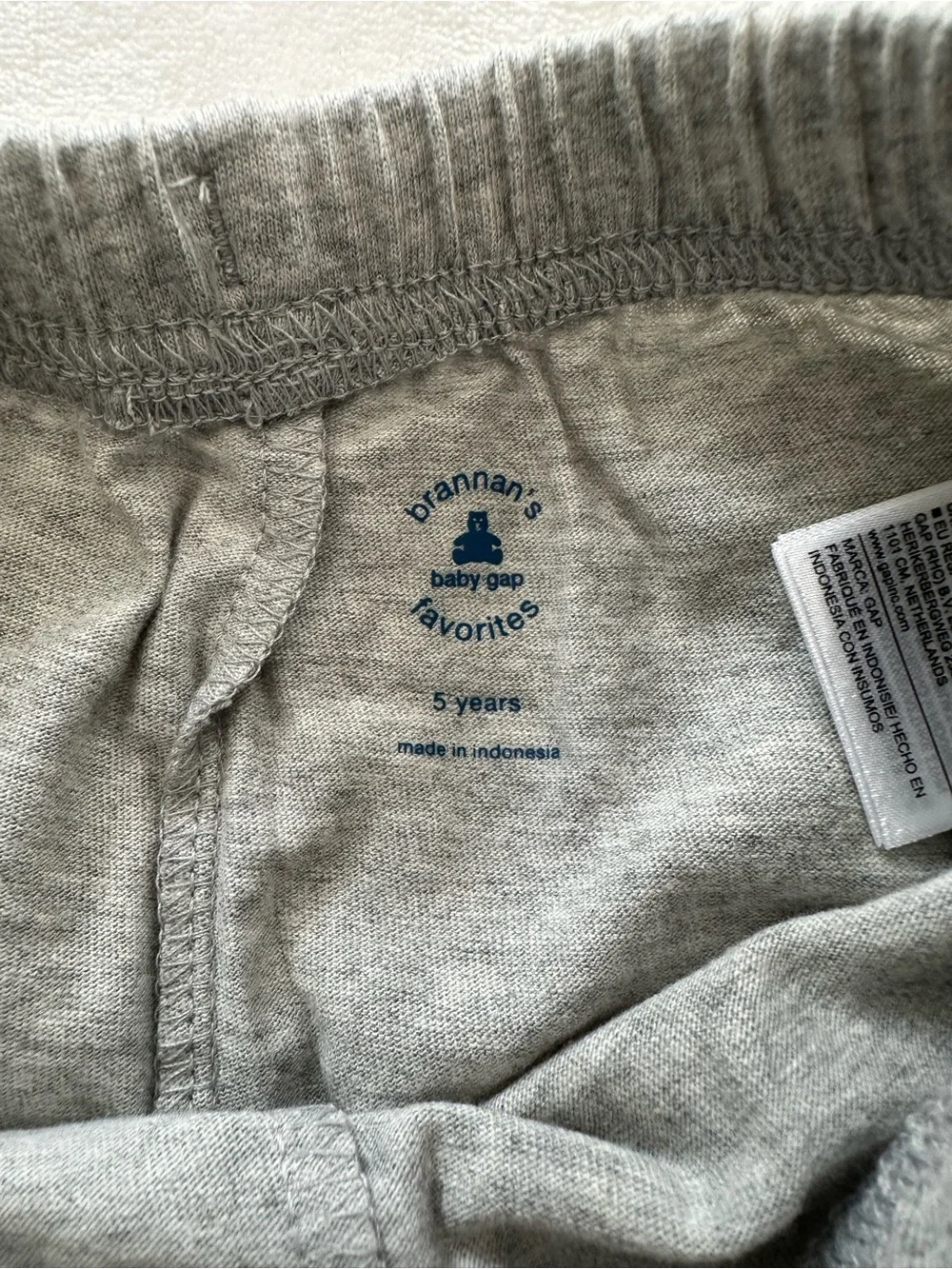 GAP Light Gray Kids Sweatpants with Drawstring